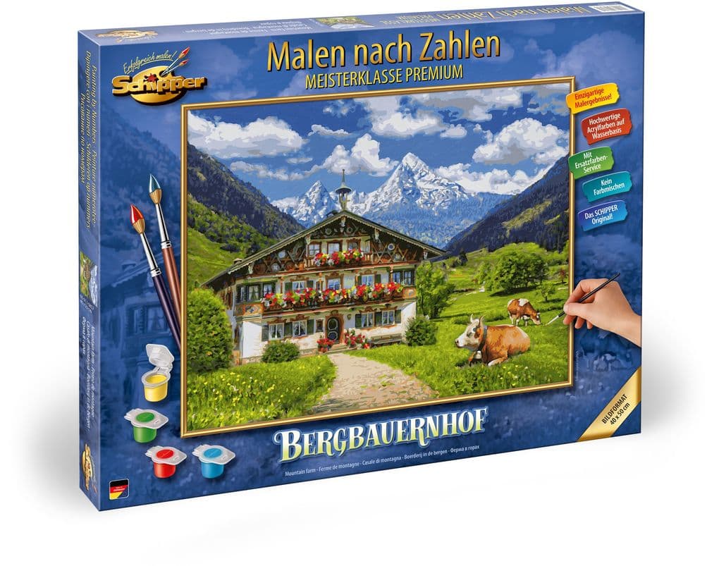 Schipper Malen nach Zahlen - Bergbauernhof