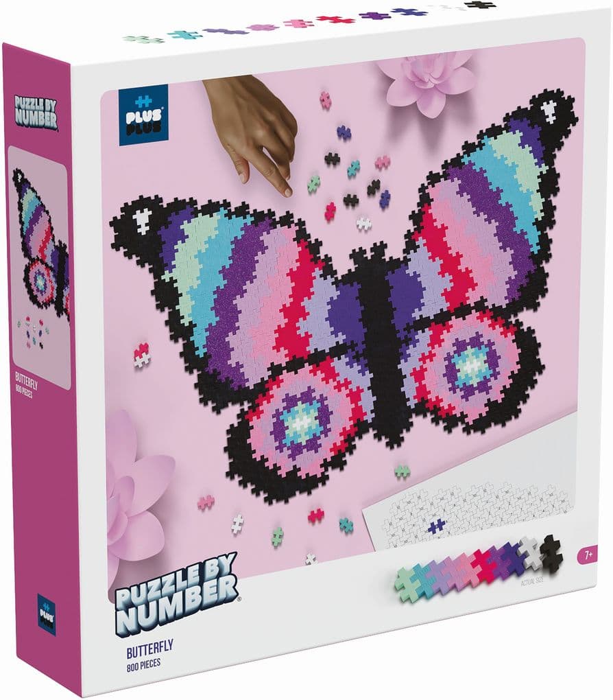 Plus-Plus - 800 Kreativ Bausteine Puzzle Schmetterling