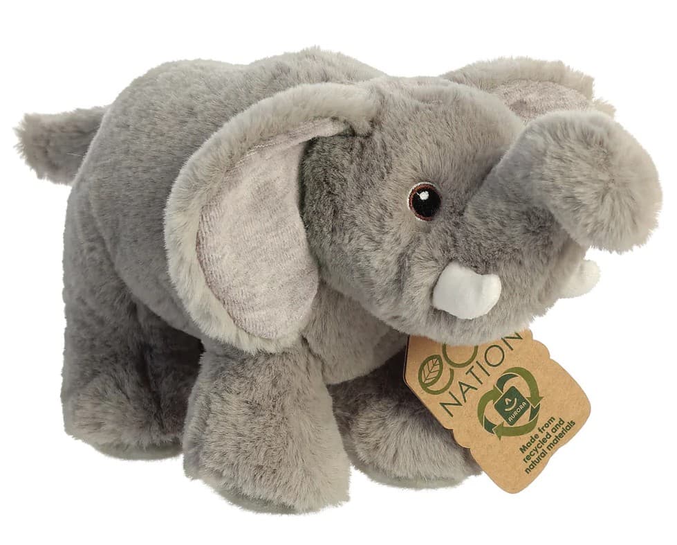 Aurora World - Eco Nation - Elefant, 23 cm