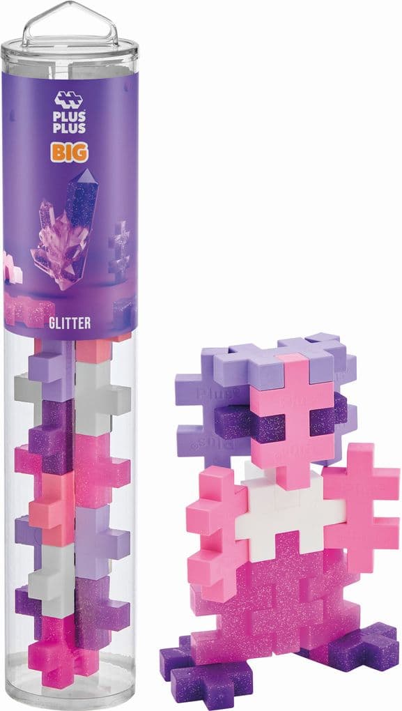 Plus-Plus - 15 Kreativ Bausteine BIG Glitzer