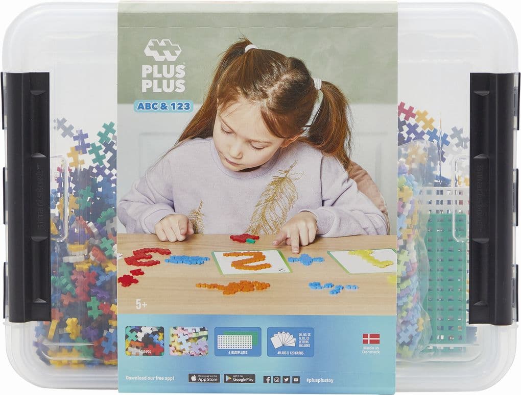 Plus-Plus - 2000 Kreativ Bausteine ABC und 123