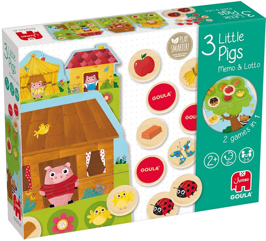 Goula - 3 kleine Schweine Memo & Lotto
