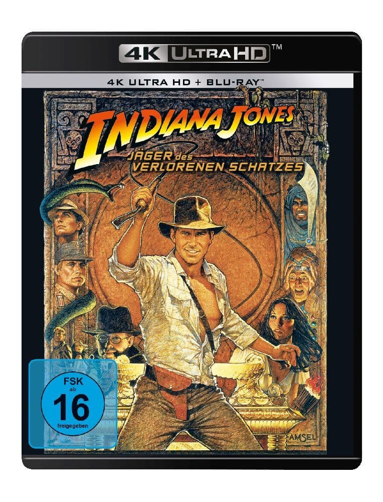 Indiana Jones - Jäger des verlorenen Schatzes, 1 4K UHD-Blu-ray + 1 Blu-ray