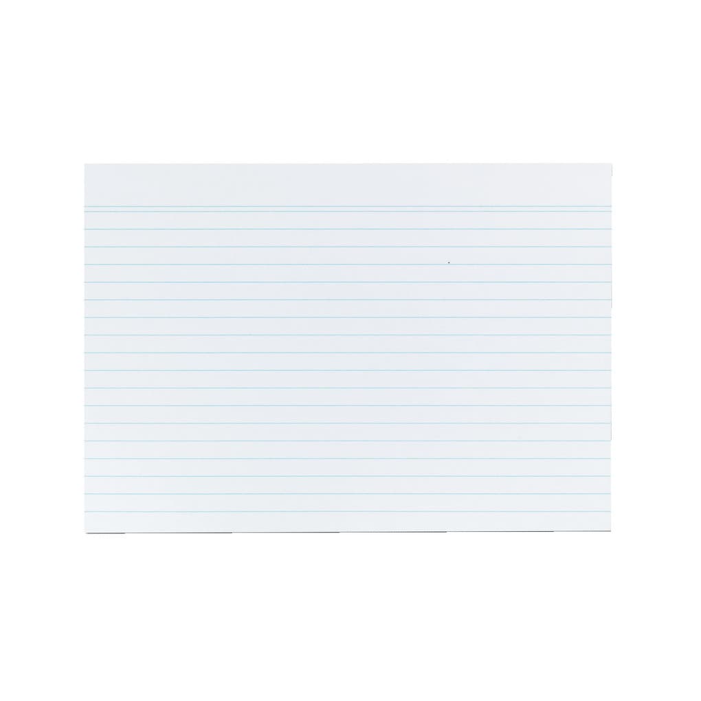 Herlitz Karteikarte A5 liniert weiß 100er Packung