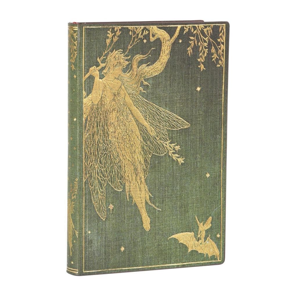 Paperblanks Olive Fairy Lang's Fairy Books Softcover Flexi Mini Lined Elastic Band Closure 208 Pg 80 GSM