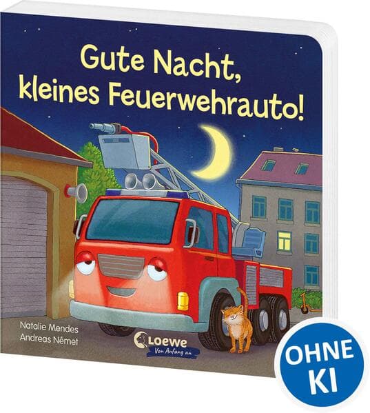 2. Natalie Mendes: Gute Nacht, kleines Feuerwehrauto!