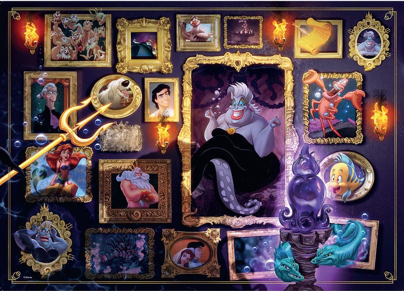 Erwachsenenpuzzle 1000 Teile - Disney Villainous - Ursula