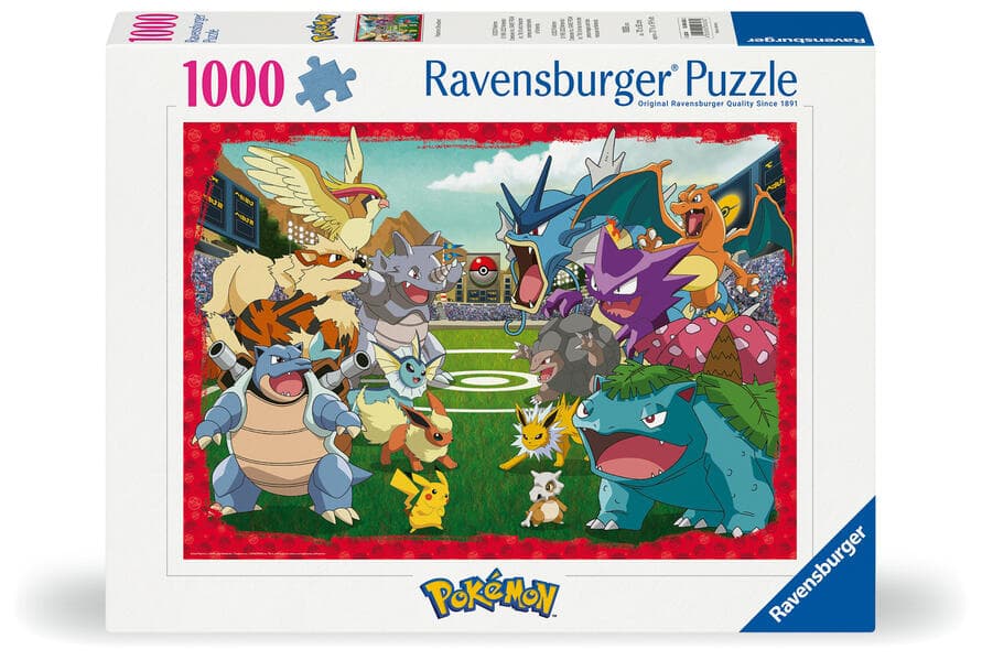 Erwachsenenpuzzle 1000 Teile - Pokémon - Kräftemessen