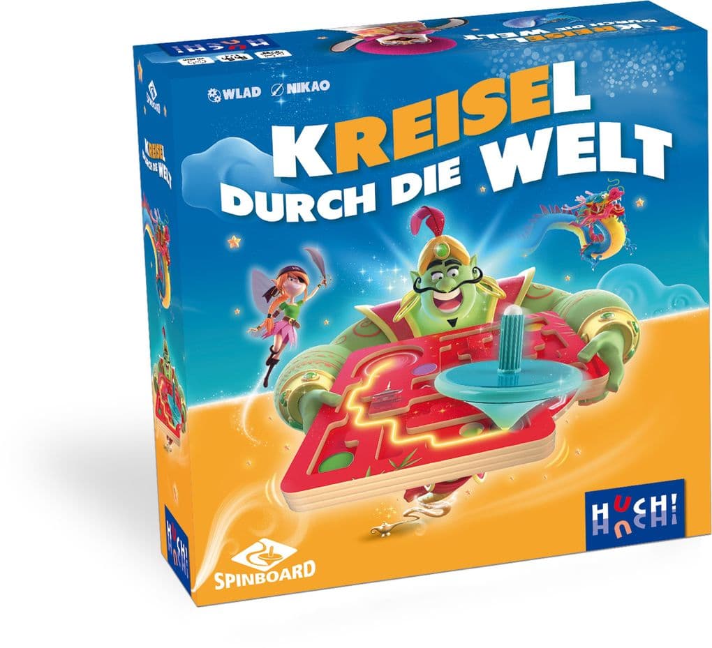 Kreisel durch die Welt