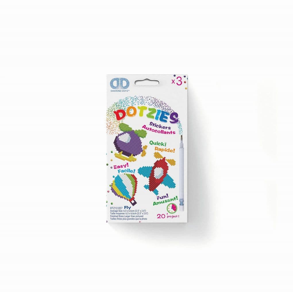 Diamond Dotz - Dotzies - Diamond Painting Sticker Flugzeuge