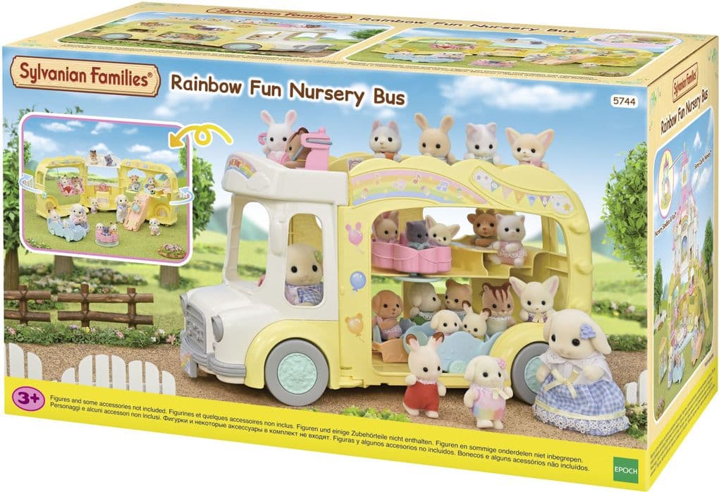 Sylvanian Families - Erlebniskindergarten Bus Regenbogen