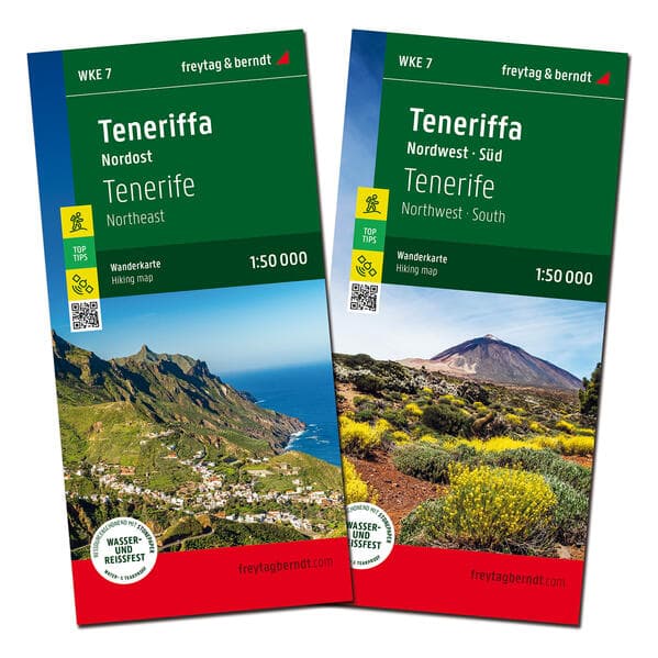 freytag & berndt Wanderkarten-Set Teneriffa 1:50.000