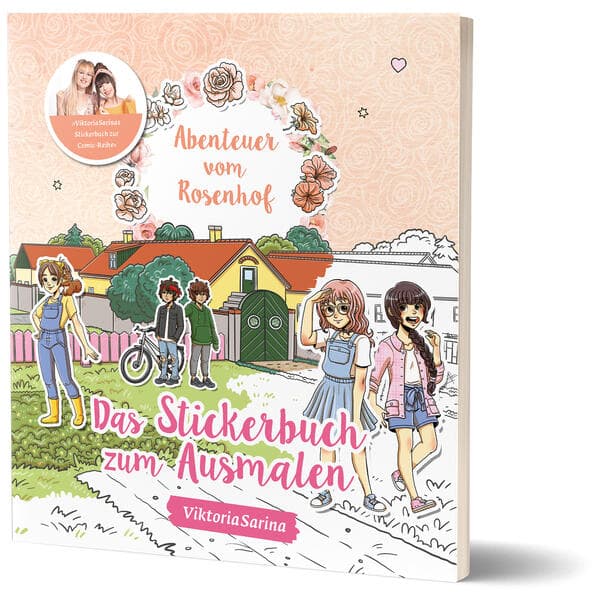 Abenteuer vom Rosenhof: Das Stickerbuch zum Ausmalen