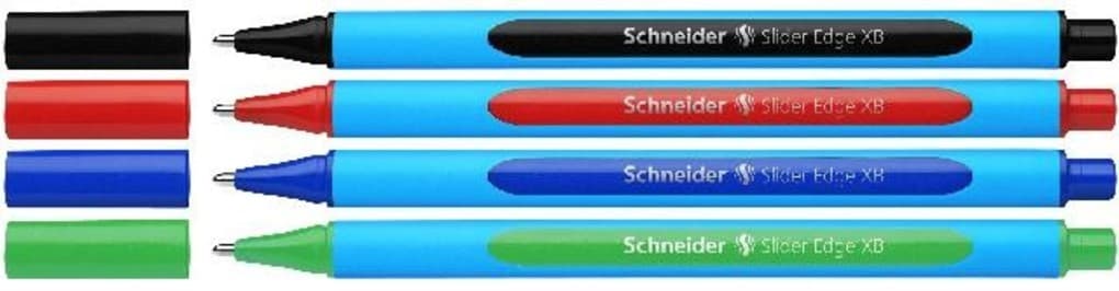 Schneider Kugelschreiber Slider Edge XB, 4er Set