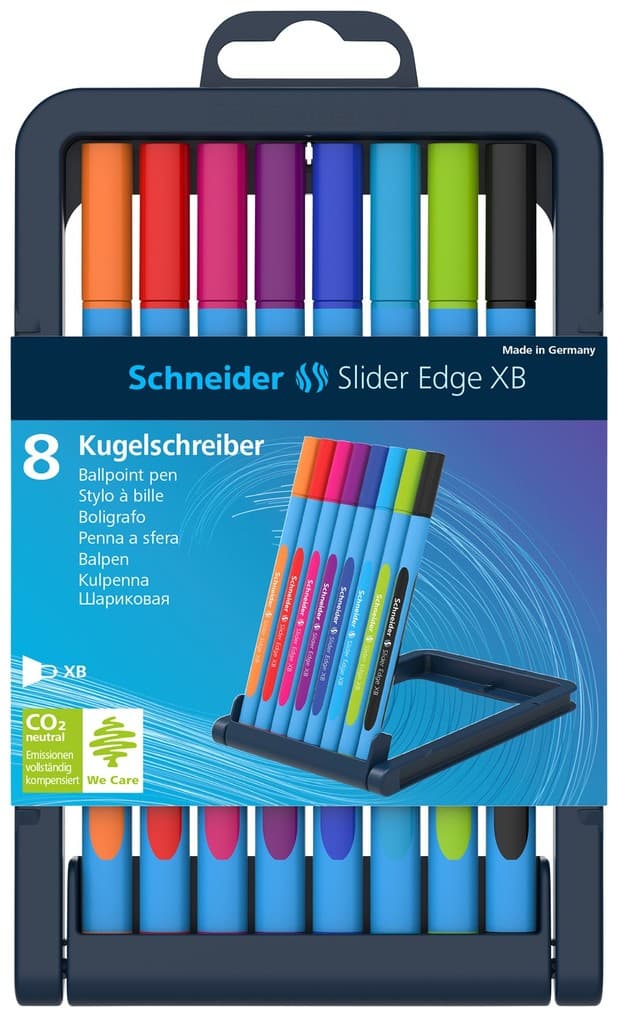 Schneider Kugelschreiber Slider Edge XB, 8er Set
