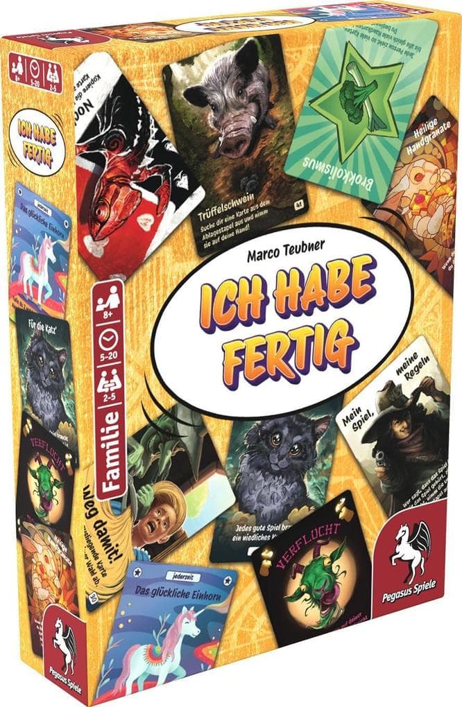 Ich habe fertig