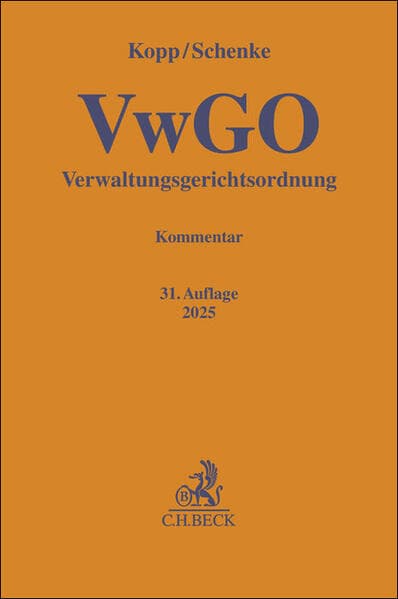 Verwaltungsgerichtsordnung. VwGO