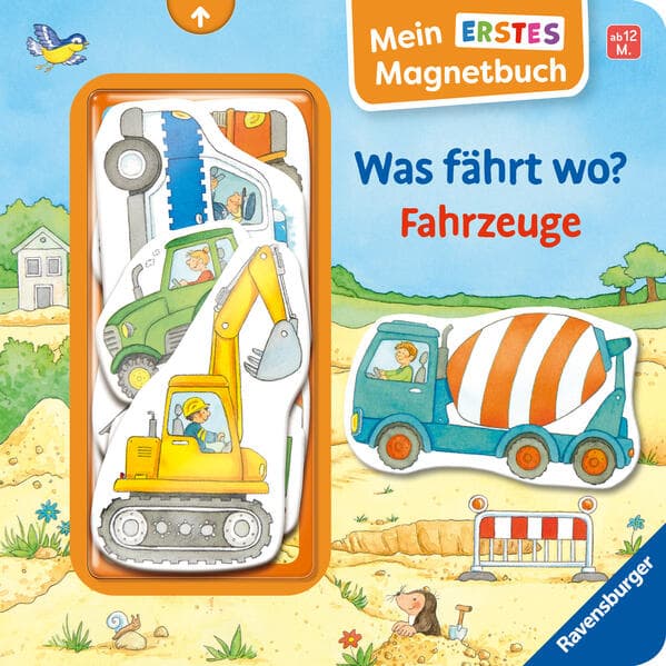 1. Sandra Grimm: Mein erstes Magnetbuch - Was fährt wo? Fahrzeuge