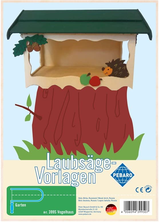 Pebaro - Laubsägen Vorlagen - Vogelhaus