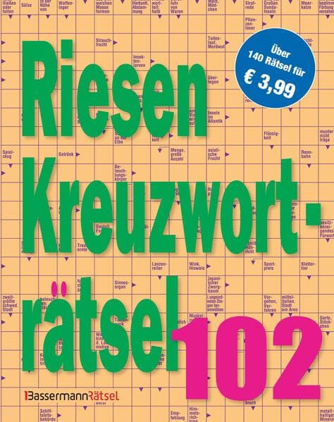 Riesen-Kreuzworträtsel 102