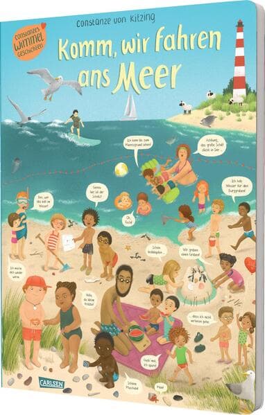 Komm, wir fahren ans Meer (Constanze von Kitzings Wimmelgeschichten 4)
