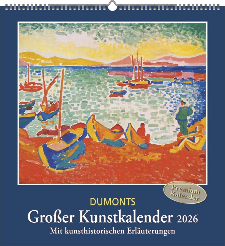 DUMONT - DUMONTS Großer Kunstkalender 2026 - Wandkalender 45 x 48 cm - Meisterwerke der Klassischen Moderne, Impressionisten & Expressionisten für Kunstliebhaber