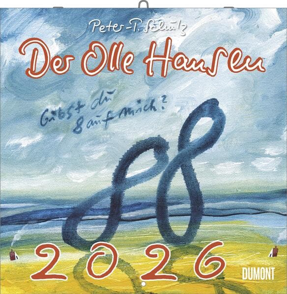 DUMONT - Der Olle Hansen 2026 - Broschüren-Wandkalender 30 x 30 cm mit Gedichten & Illustrationen von Peter-T. Schulz, für Sammler & Fans
