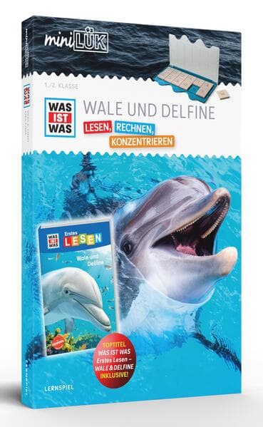 miniLÜK-Set. WAS IST WAS Wale und Delfine Lesen, Rechnen, Konzentrieren 1. Klasse