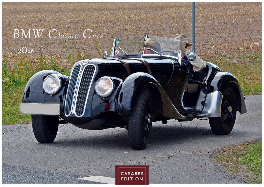 BMW Classic Cars Kalender 2026 - Wandkalender | Fotokalender Oldtimer 24x35cm - Hochwertiger Oldtimer Kalender.