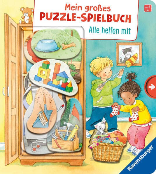 Mein großes Puzzle-Spielbuch - Alle helfen mit