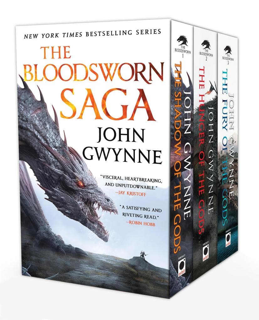 The Bloodsworn Saga Boxed Set: The Shadow of the Gods, the Hunger of the Gods, the Fury of the Gods