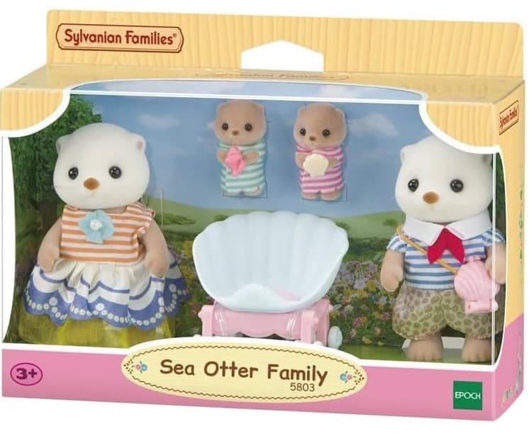 Sylvanian Families 5803 - Sea Otter Family, Seeotter Familie, Spielset
