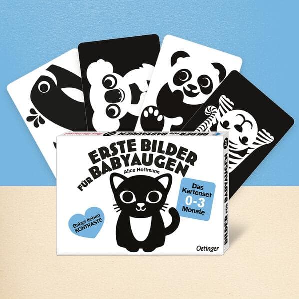 Erste Bilder für Babyaugen. Das Kartenset 0-3 Monate
