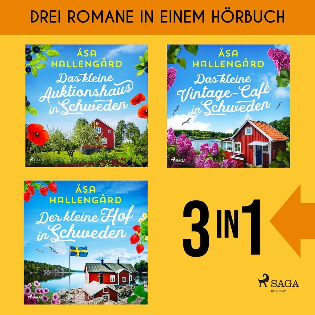 Das kleine Auktionshaus in Schweden, Das kleine Vintage-Café in Schweden, Der kleine Hof in Schweden