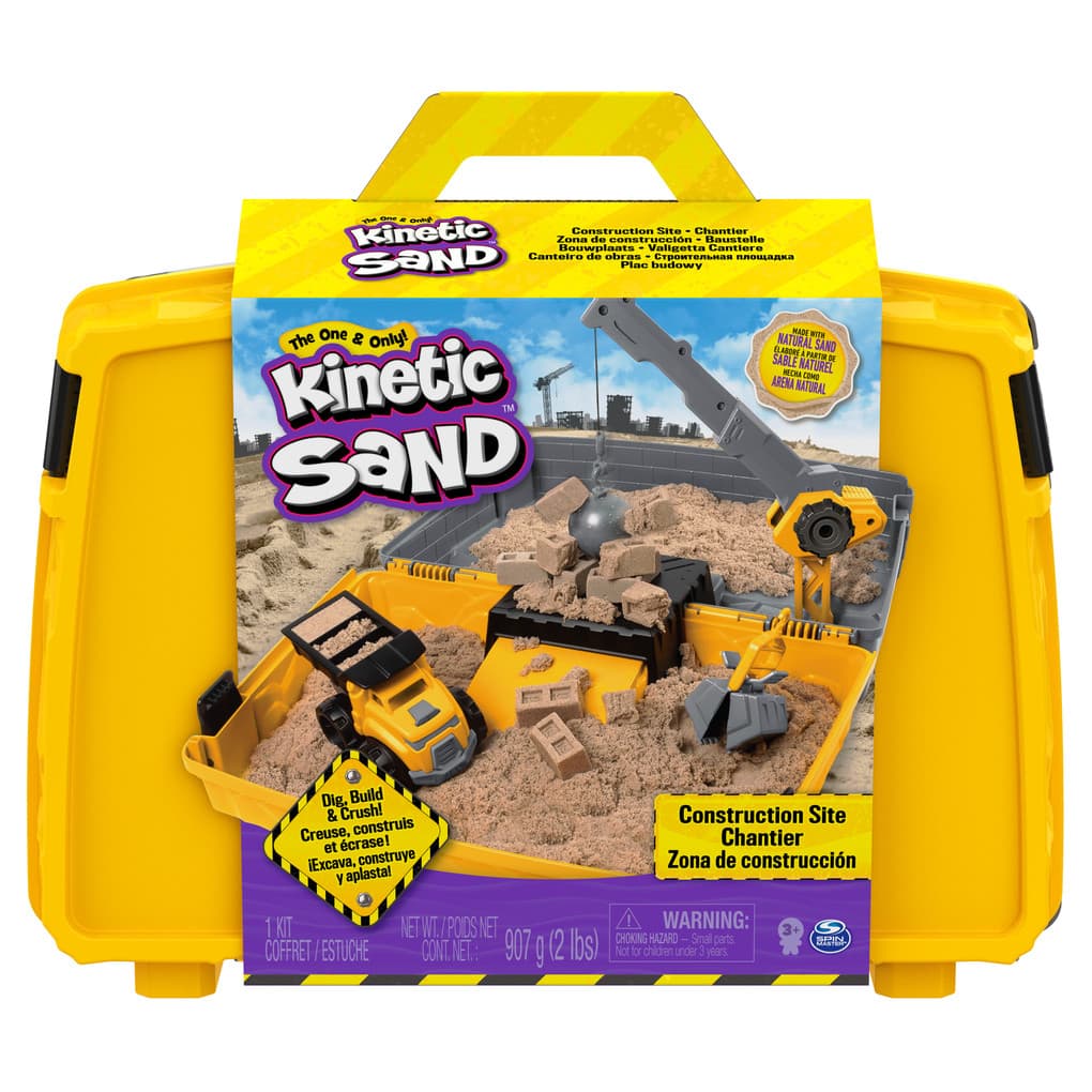 Spin Master - Kinetic Sand - Construction Folding Sandbox (907g)