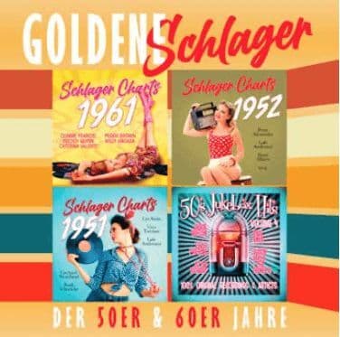 Goldene Schlager der 50er & 60er Jahre, 4 Schallplatten