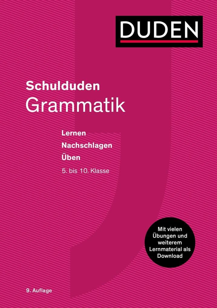 Schulduden Grammatik