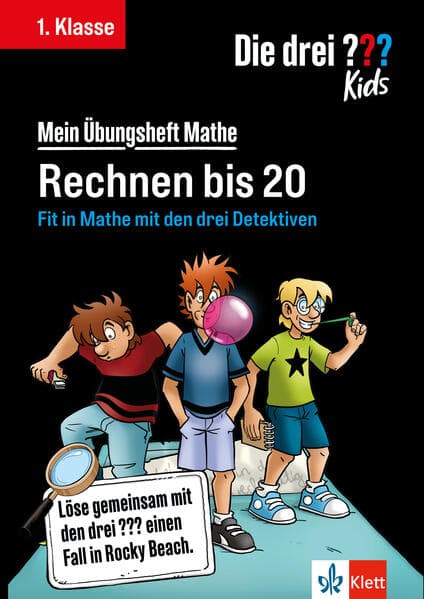Die drei ??? Kids: Mein Übungsheft Mathe 1. Klasse - Rechnen bis 20