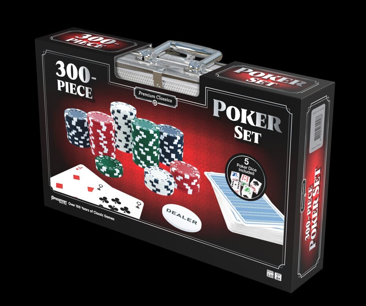 PPC: 300pc Poker Chip Set - Tin Case