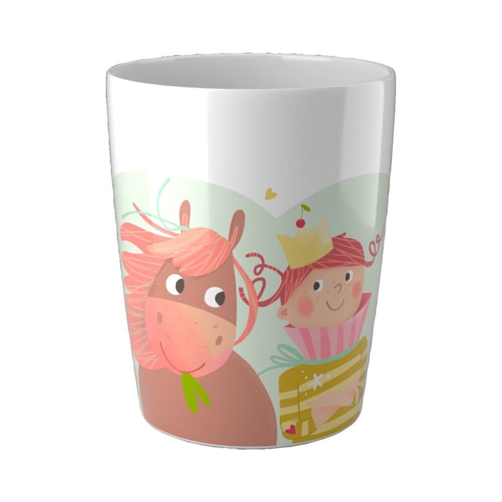 Becher, Prinzessin & Pferd Motiv 1