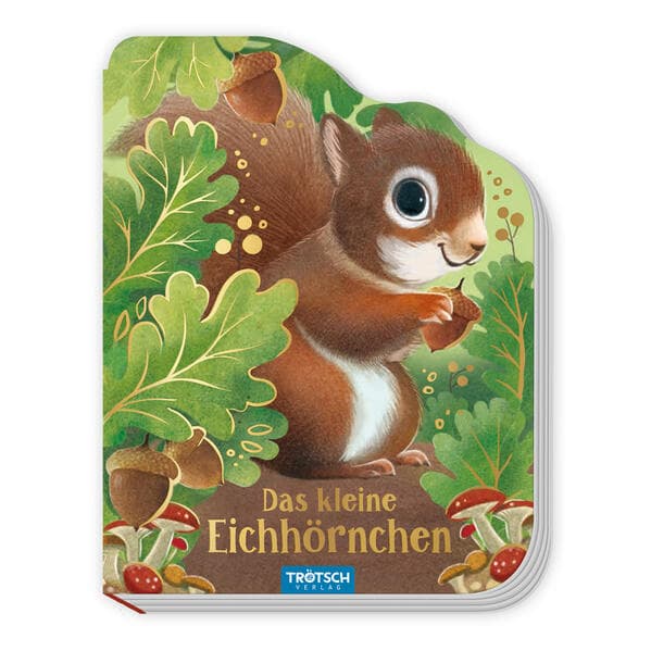 TRÖTSCH - Pappenbuch Das kleine Eichhörnchen| Ab 1 Jahr