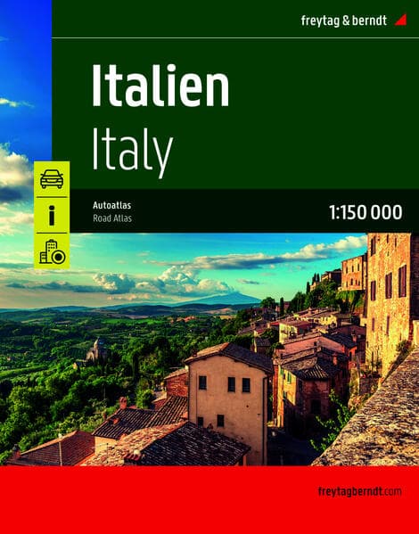 Italien, Autoatlas 1:150.000, freytag & berndt