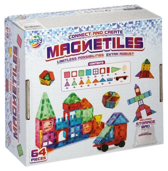 Magnetic Tiles, 64 teilig
