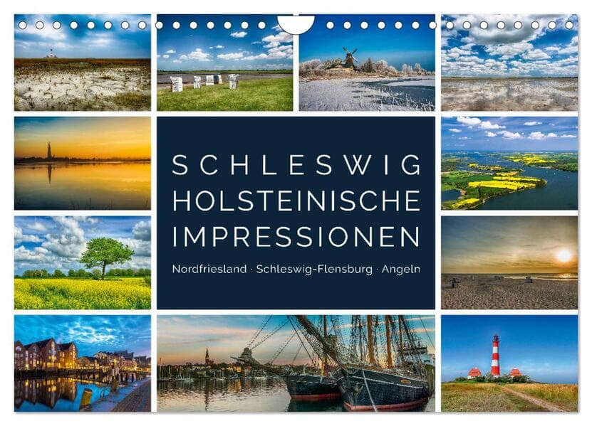 Schleswig-Holsteinische Impressionen (Wandkalender 2026 DIN A4 quer), CALVENDO Monatskalender