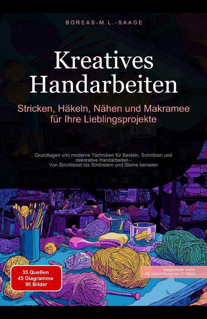Kreatives Handarbeiten: Stricken, Häkeln, Nähen und Makramee für Ihre Lieblingsprojekte