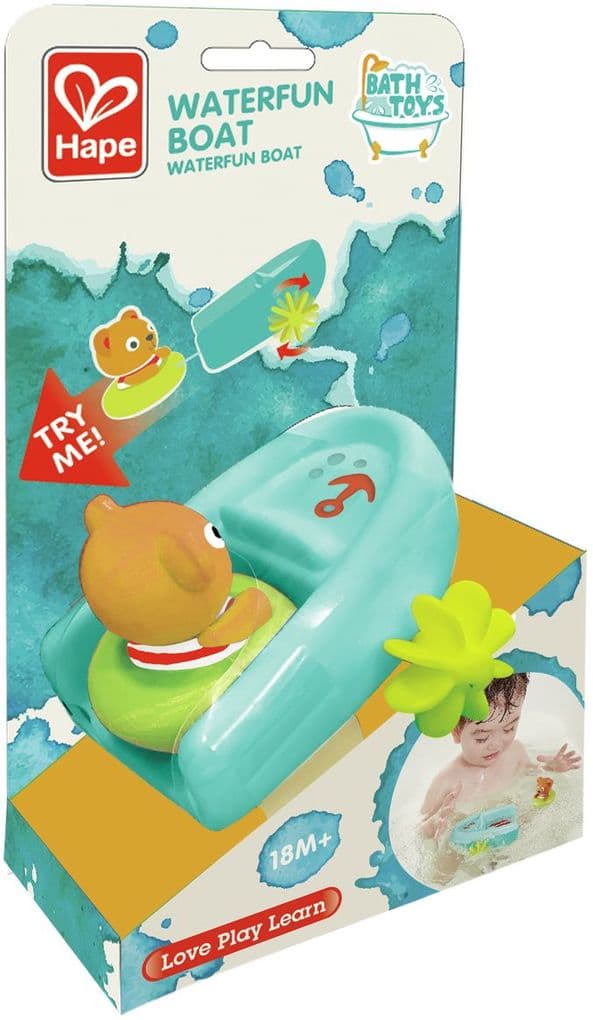 Hape - Schlauchboot mit Rückziehmotor