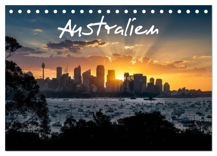 Australien (Tischkalender 2026 DIN A5 quer), CALVENDO Monatskalender