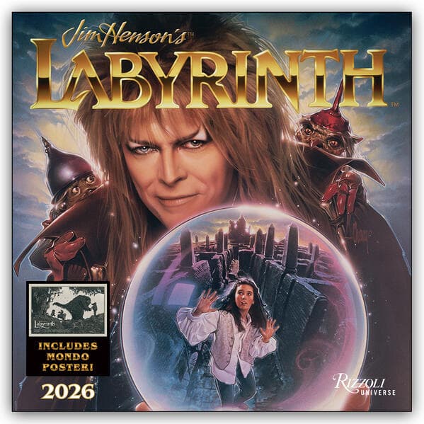 Jim Henson's Labyrinth 2026 Wall Calendar (Includes Full-Color Poster)
