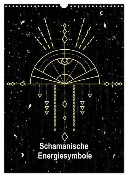 Schamanische Energiesymbole (Wandkalender 2026 DIN A3 hoch), CALVENDO Monatskalender