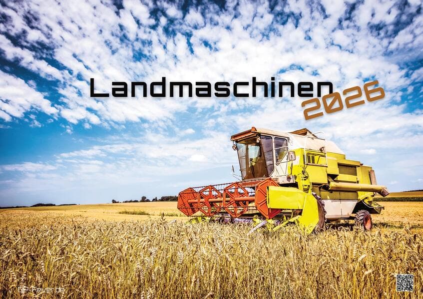 Landmaschinen - Traktor - 2026 - Kalender DIN A3